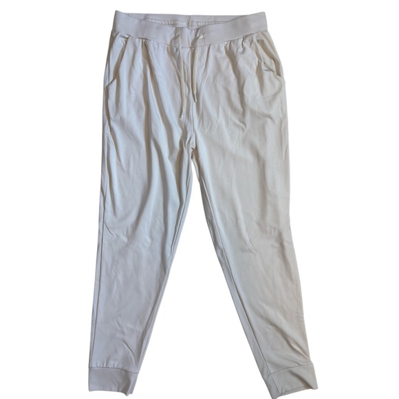 Women's White Joggers - Picture 3 of 11